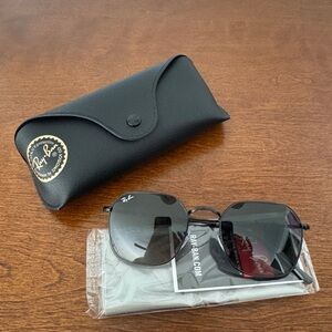 Unisex Ray-Ban Black Sunglasses Jim